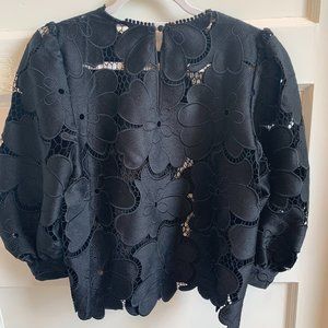 Hunter Bell Black Blouse size L